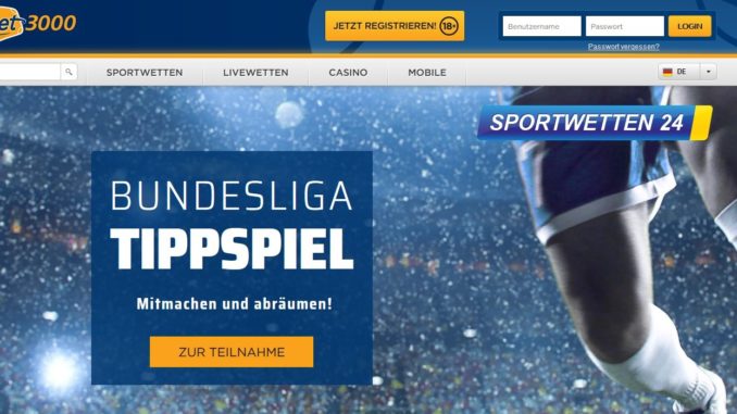 Sportwetten24 Bundesliga Tippspiel Header