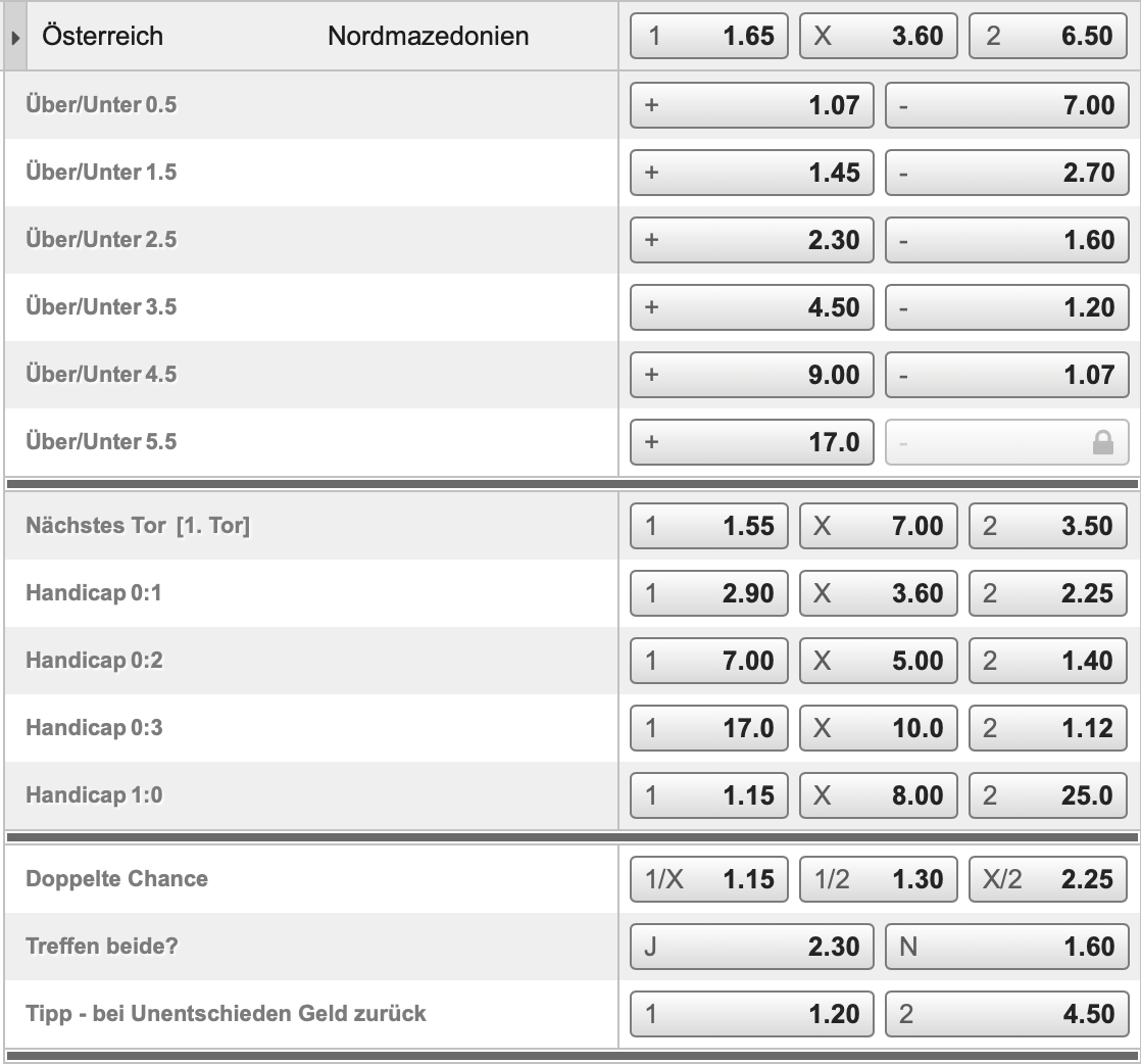 bet3000 em2020 oesterreich nordmazedonien