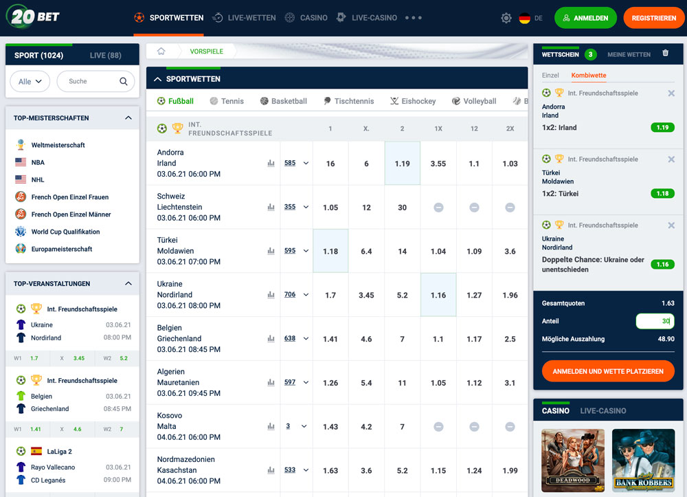 20bet website