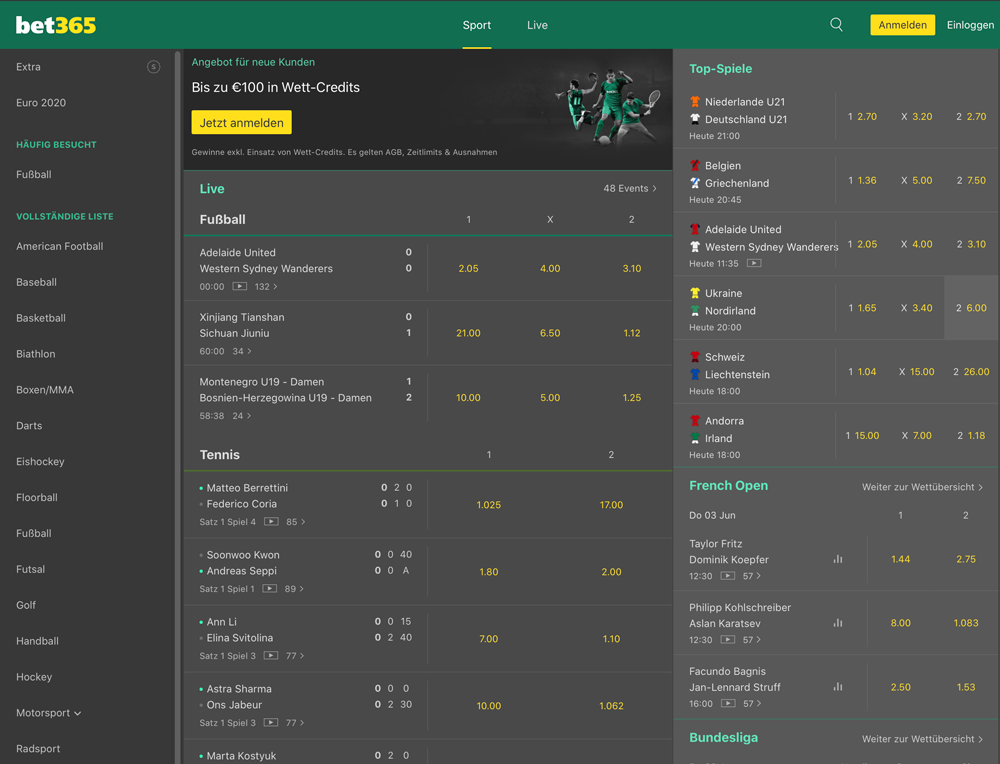 bet365 website