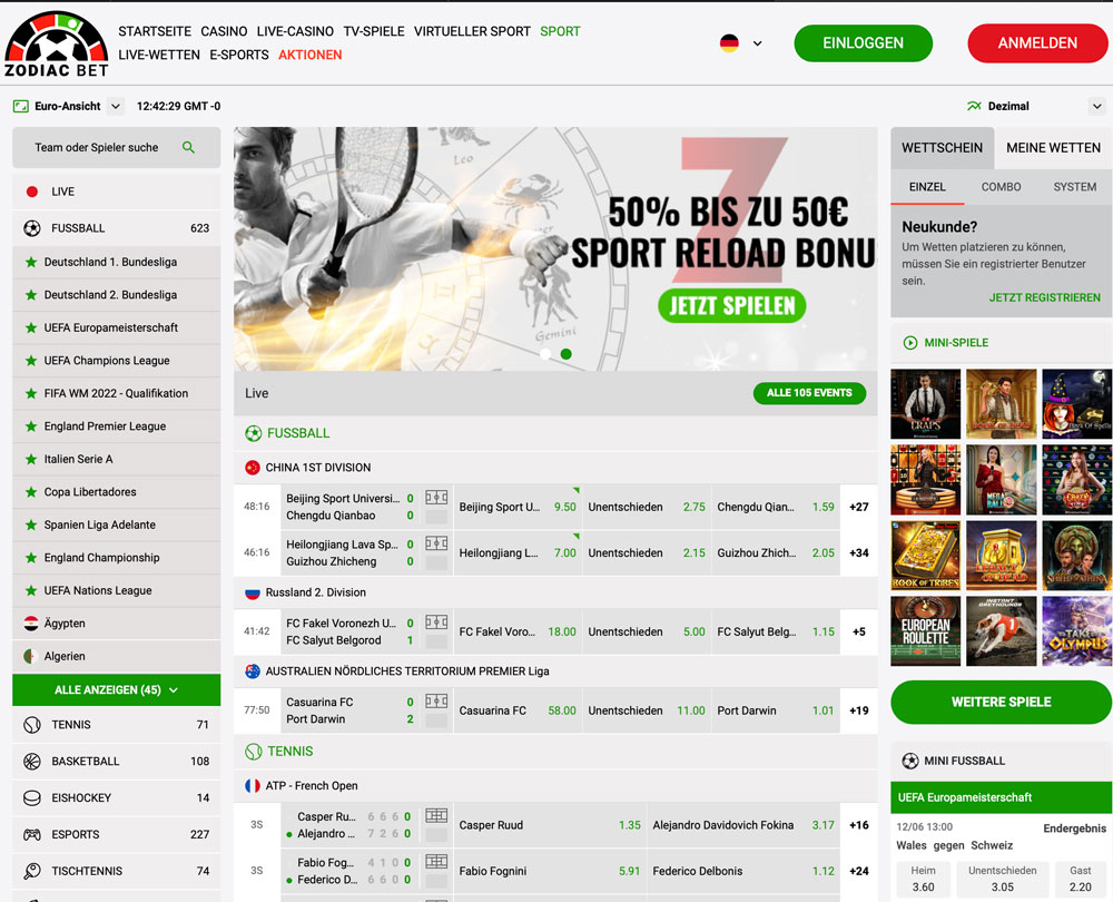zodiacbet website